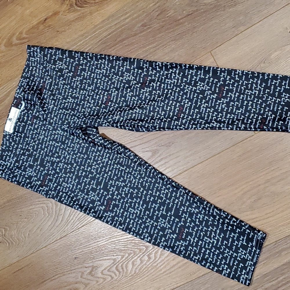 RESCUE STRONG dog lover leggings.   #4046